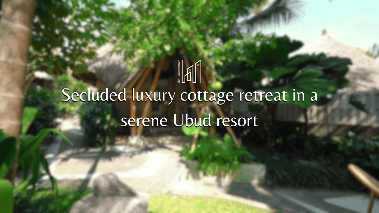 Secluded luxury cottage retreat in a serene Ubud resort