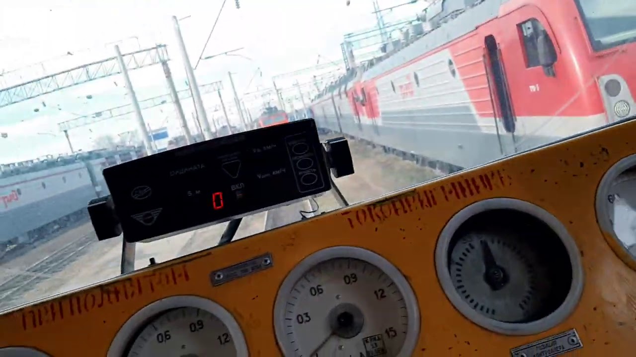 Электровоз ВЛ80С. Срабатывает ВА2(часть 1)