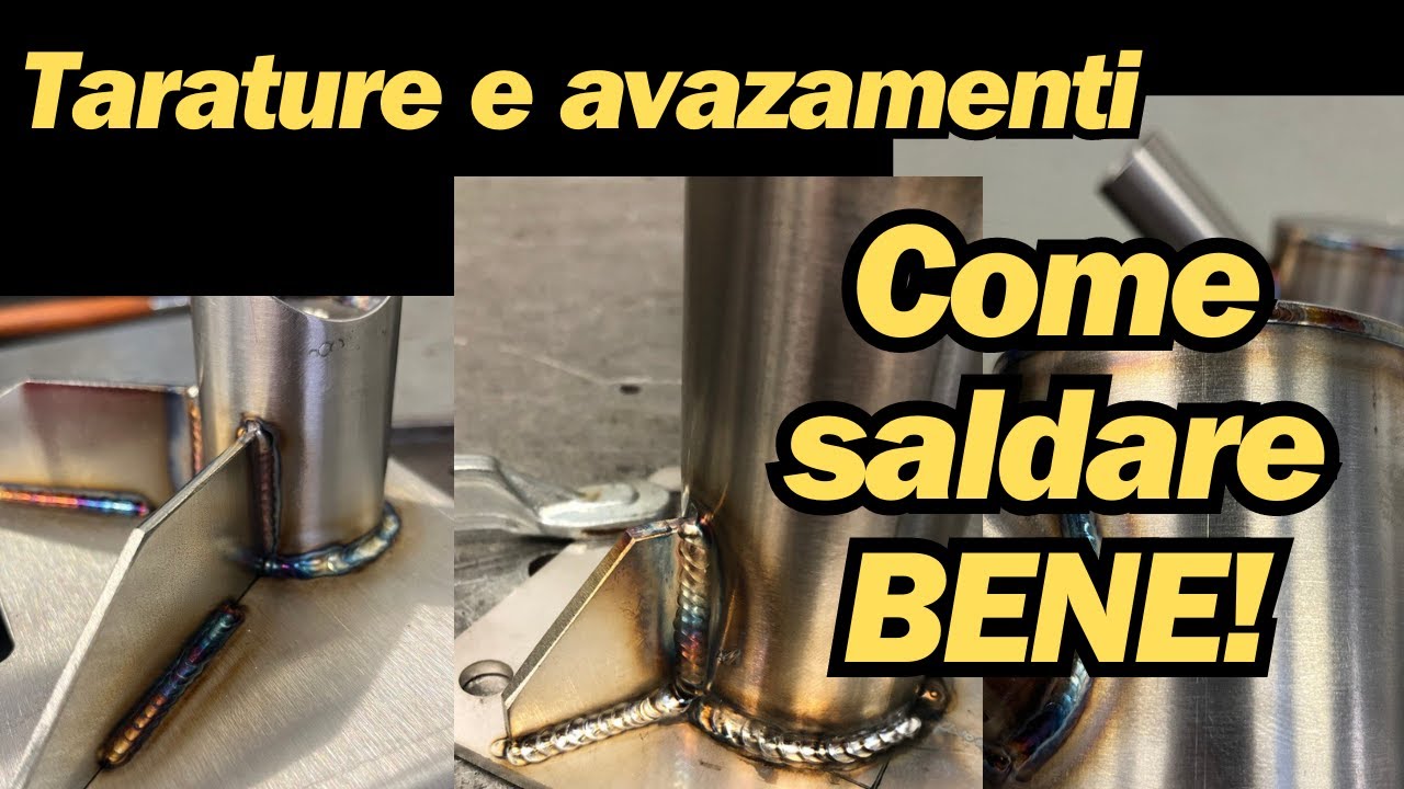 COME SALDARE A TIG ACCIAIO INOX  IN MANIERA PERFETTA
