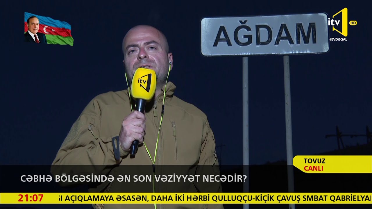 Yayılan yalan məlumatlar haqqında Tovuzun Ağdam kəndindən canlı bağlantı