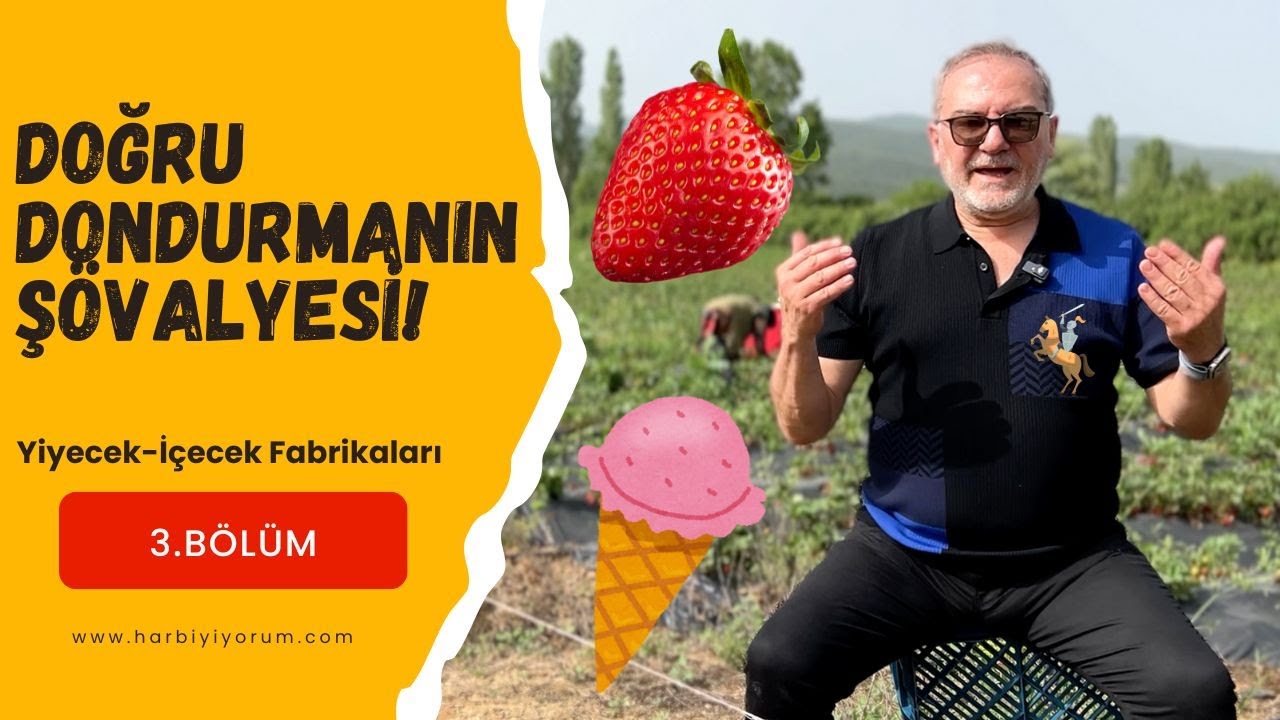 Diğer Dondurmacılar Gibi Aroma ve Katkı Maddesi Kullanmıyoruz! Kalkım Çilek Hasadı, Serez Dondurma