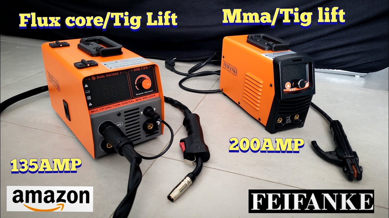 Saldatrici Feifanke MIG 135 - ARC 200 elettrodo,filo animato e tig lift | flux core,mma syn e Tig