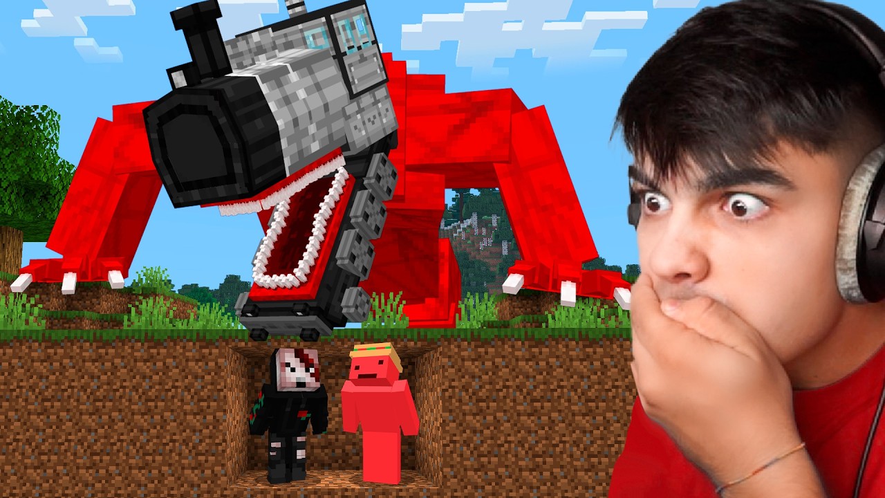 Sobreviv&iacute; a TREN INFECTADO en Minecraft!