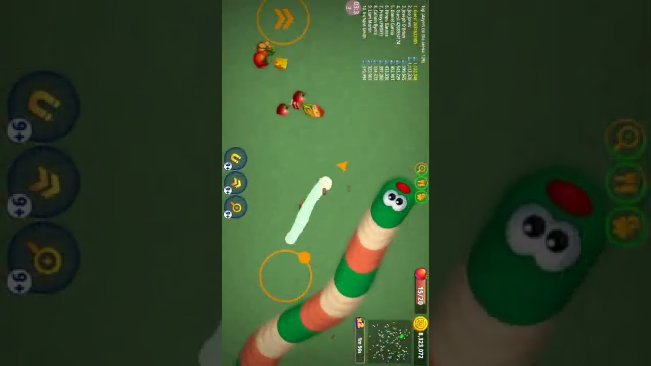 How To Worms Zone Noob Vs Pro Vs Hacker