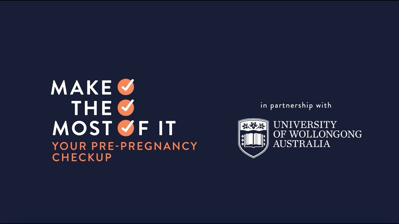 UOW x Tonic Education Series: Your Pre-Pregnancy Checkup