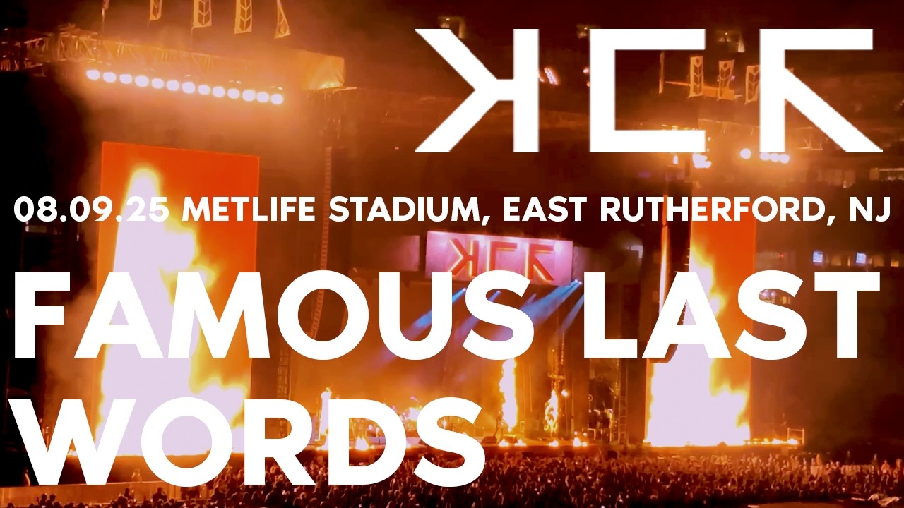 My Chemical Romance - Famous Last Words, 08.09.25, MetLife Stadium, East Rutherford, NJ