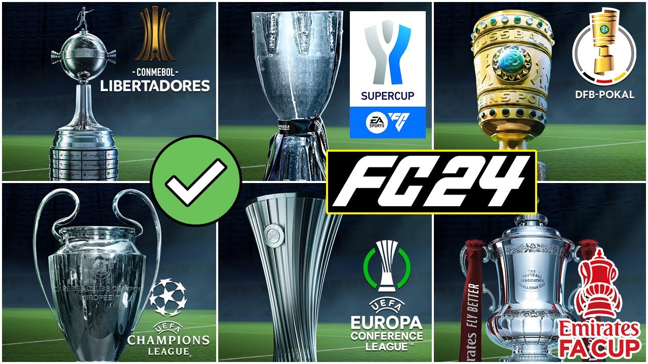 EA SPORTS FC 24 | *NEW* ALL LICENSED COMPETITIONS (CUPS) ✅