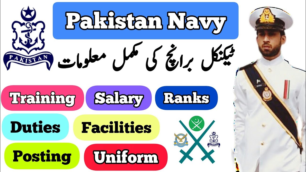 Pak Navy Technical Job Full information  || Training. Salary. Ranks. Duties. Facilities. Permosion..