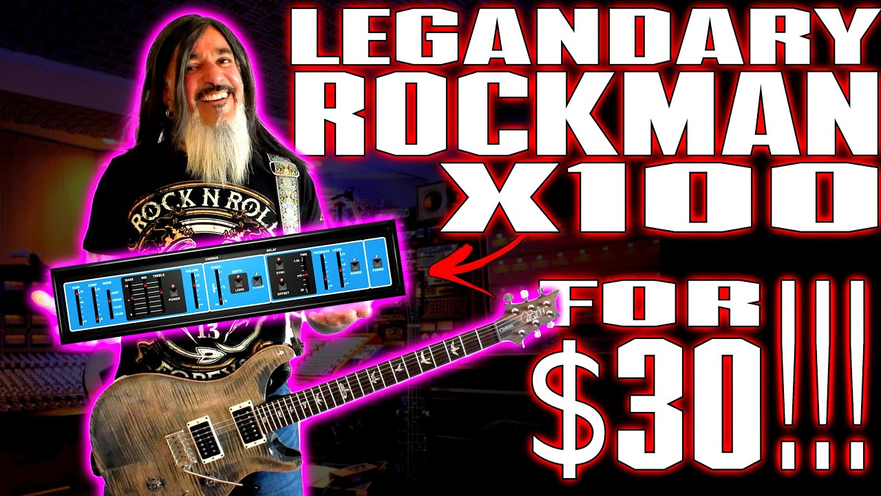 ROCKMAN X100… For $30???!!!… 80s Guitar LEGEND IS BACK As A Plugin!!!