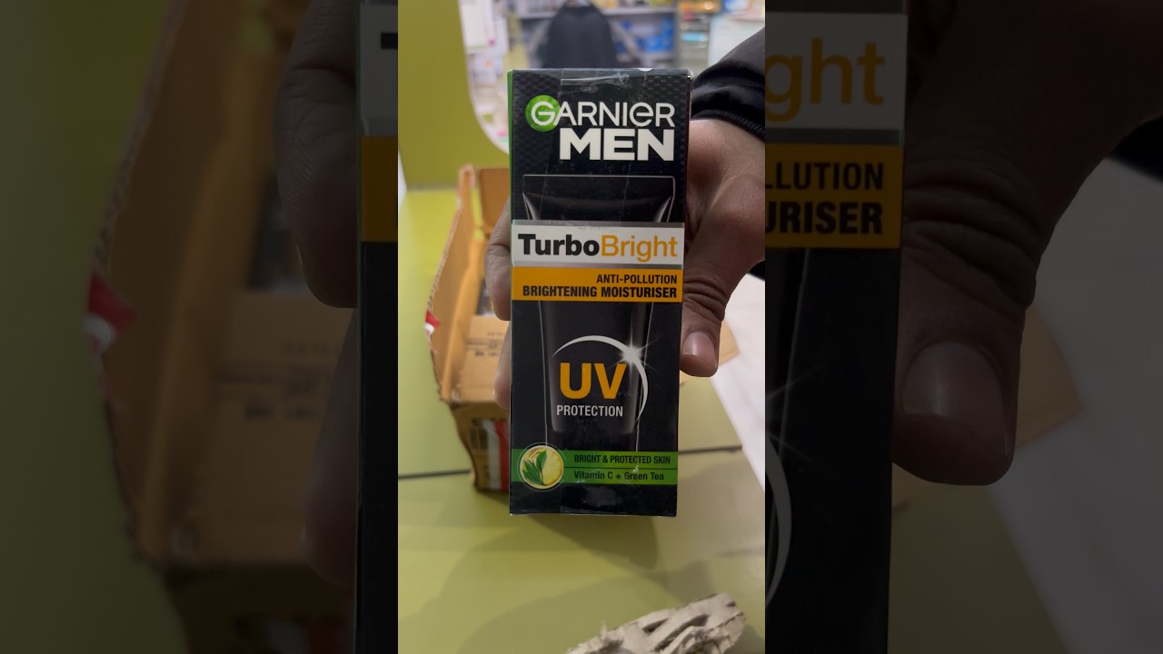 Garnier Men Turbo Bright Moisturiser 💥 | Anti-Pollution Glow? 