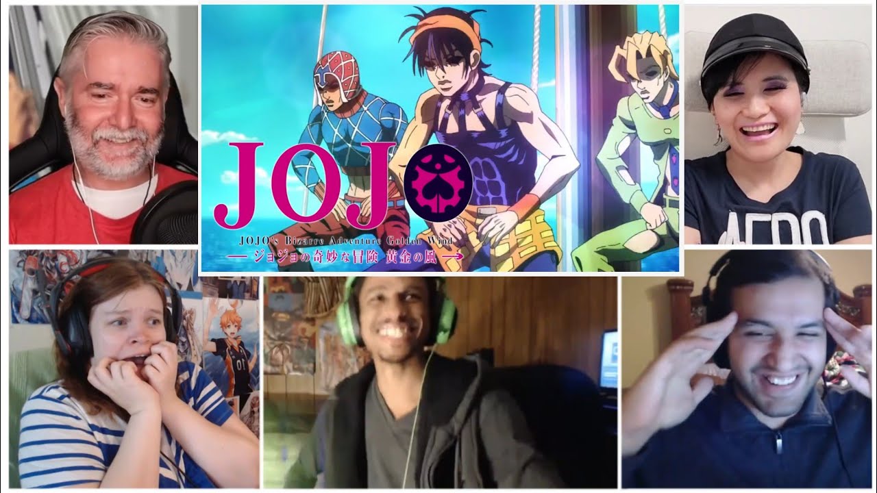 Torture Dance! Reactions Mashup! JJBA Golden Wind Episode 07