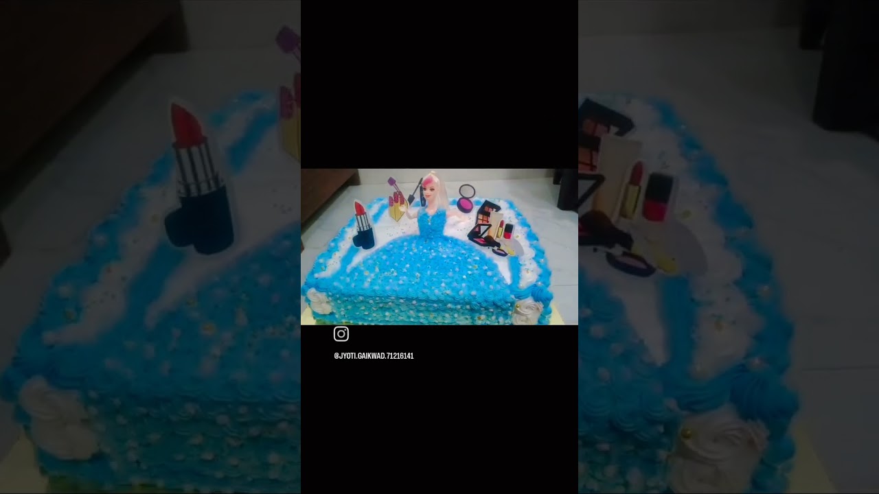 Beautiful makeup doll cake@jyoti's amazing cake(1)