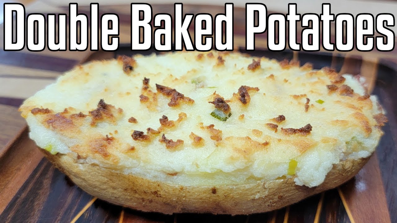 Quick and Easy, making the PERFECT Double Baked Potatoes