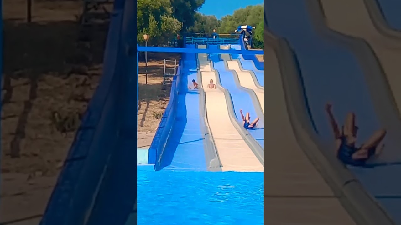 giochi acquatici scivolo #shorts