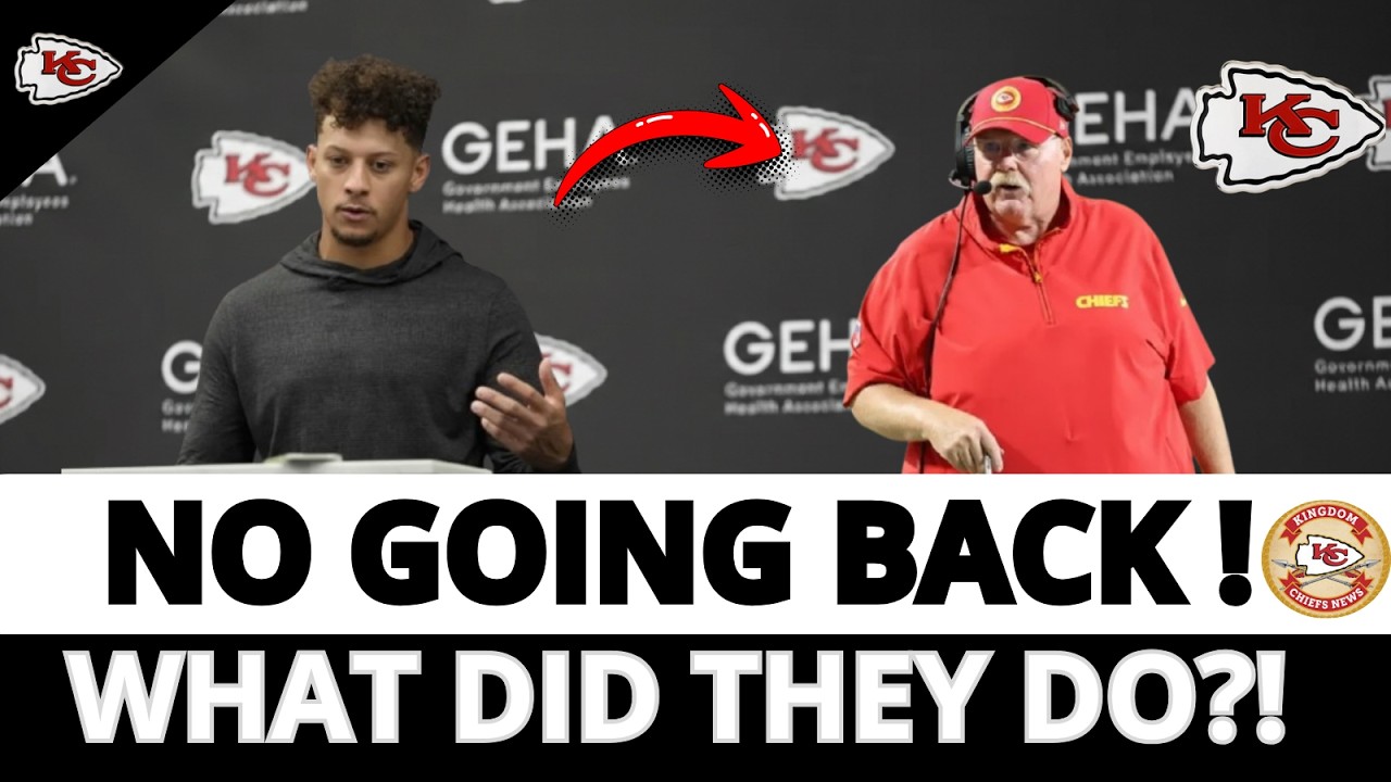 BREAKIN NEWS🚨THERE’S NO GOING BACK!” CHIEFS MAKE A SHOCKING DECISION ON PATRICK MAHOMES — ANDY REID
