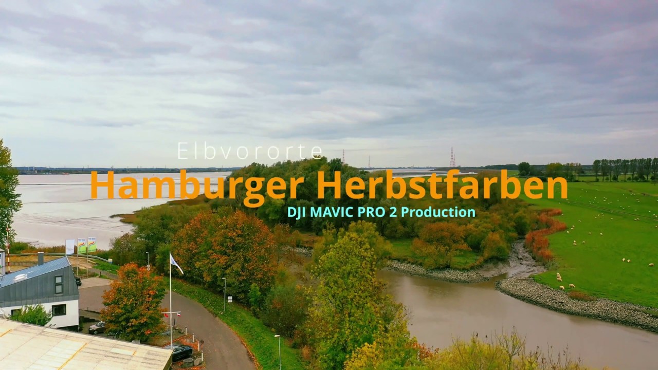 Elbvororte per Drohne Luftbild Mavic PRO 2