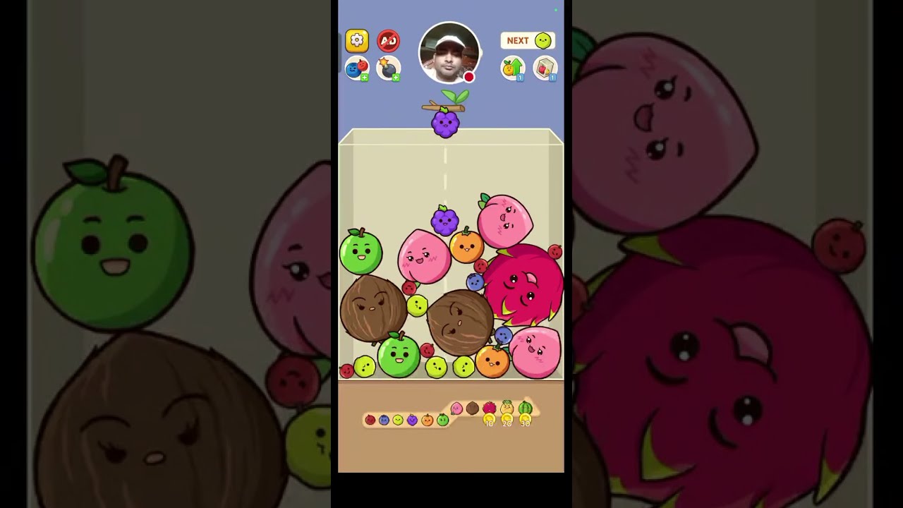 TOP Gamus is live ! MERGE FRUIT ! Unlimited fruit merge high speed merge fruit #shortfeed #gaming