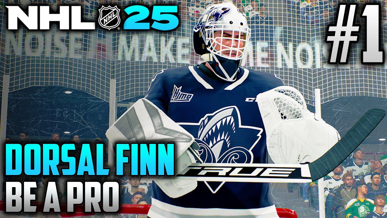 NHL 25 Be a Pro | Dorsal Finn (Goalie) | EP1 | SHAKING OFF THE RUST