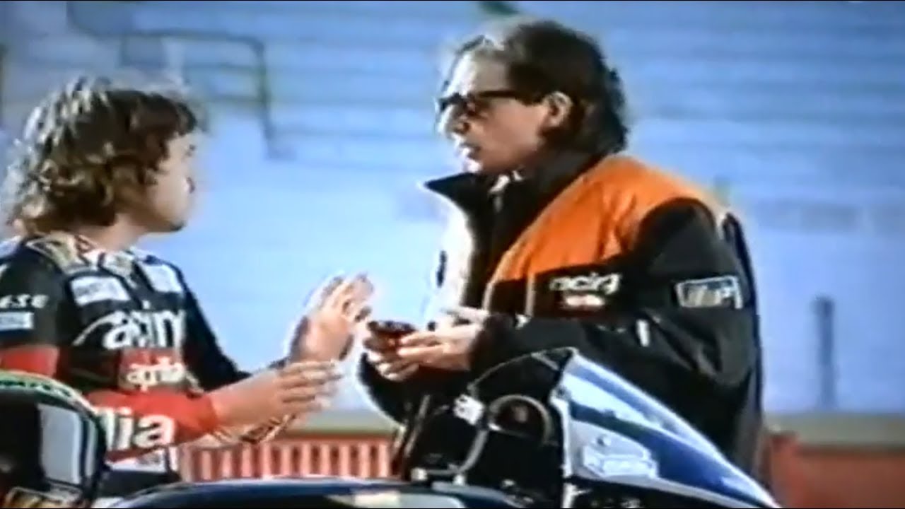 Carlo Pernat ricorda: la realizzazione dello spot pubblicitario Aprilia con Loris Capirossi