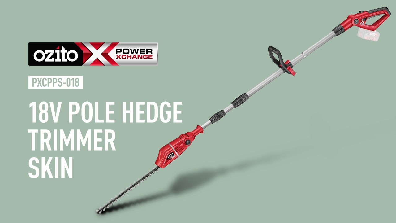 Ozito Power X Change 18V Pole Hedge Trimmer PXCPHTS-018