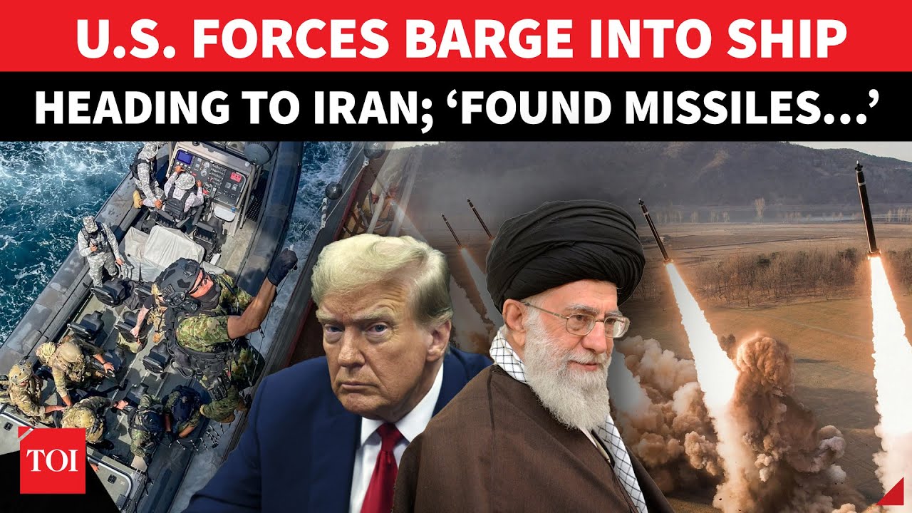 Huge! US Raids Iran-Bound Ship; Claims &lsquo;Missiles From China Being Sent For&hellip;&rsquo; | Watch
