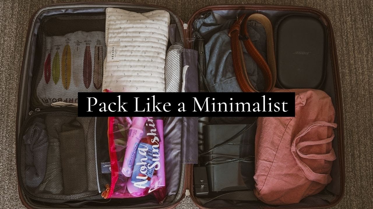 How to Pack Everything in a Carry-On  | Minimalist Packing Tips