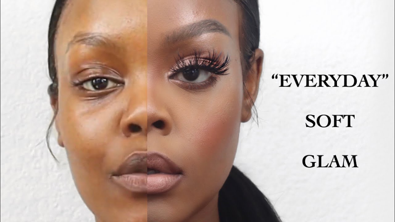 an everyday soft glam makeup routine