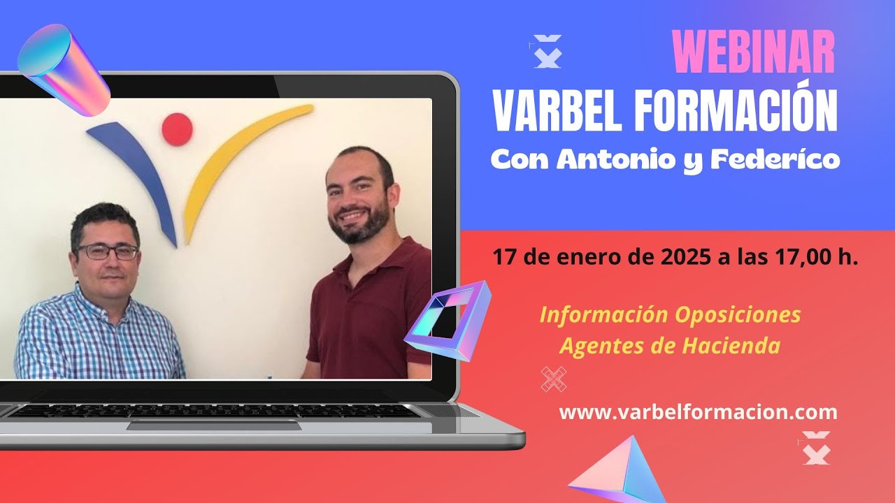 🖥️ CONOCE en PROFUNDIAD las OPOSICIONES a la AGENCIA TRIBUTARIA con el WEBINAR CELEBRADO el 17 ENERO