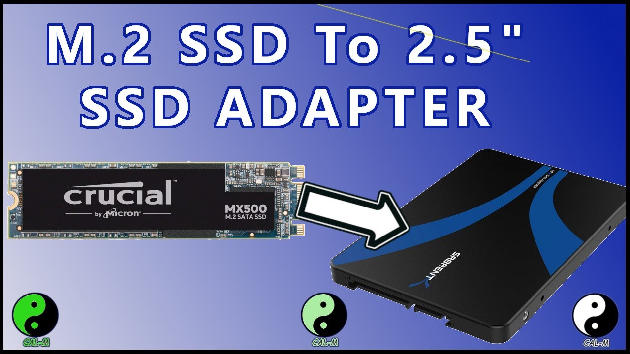 Change M.2 SSD to 2.5