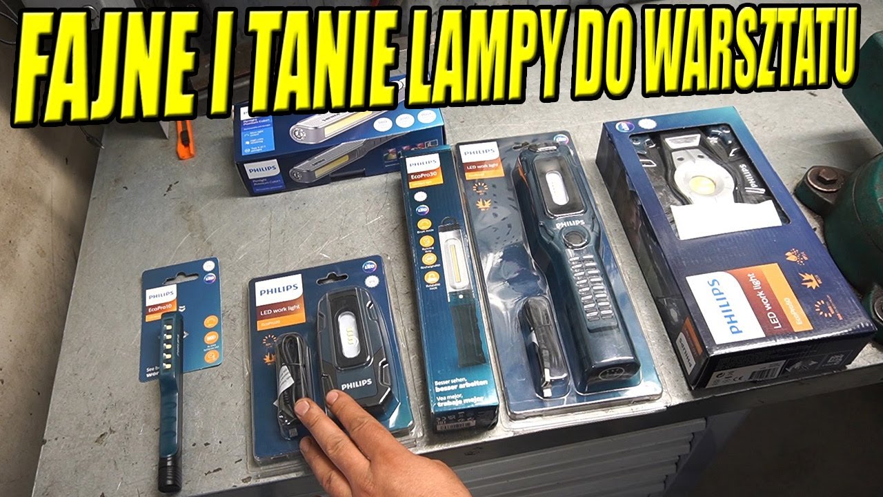 BUDŻETOWE OŚWIETLENIE WARSZTATOWE, OD PRODUCENTA PREMIUM CZYLI PHILIPS ECOPRO