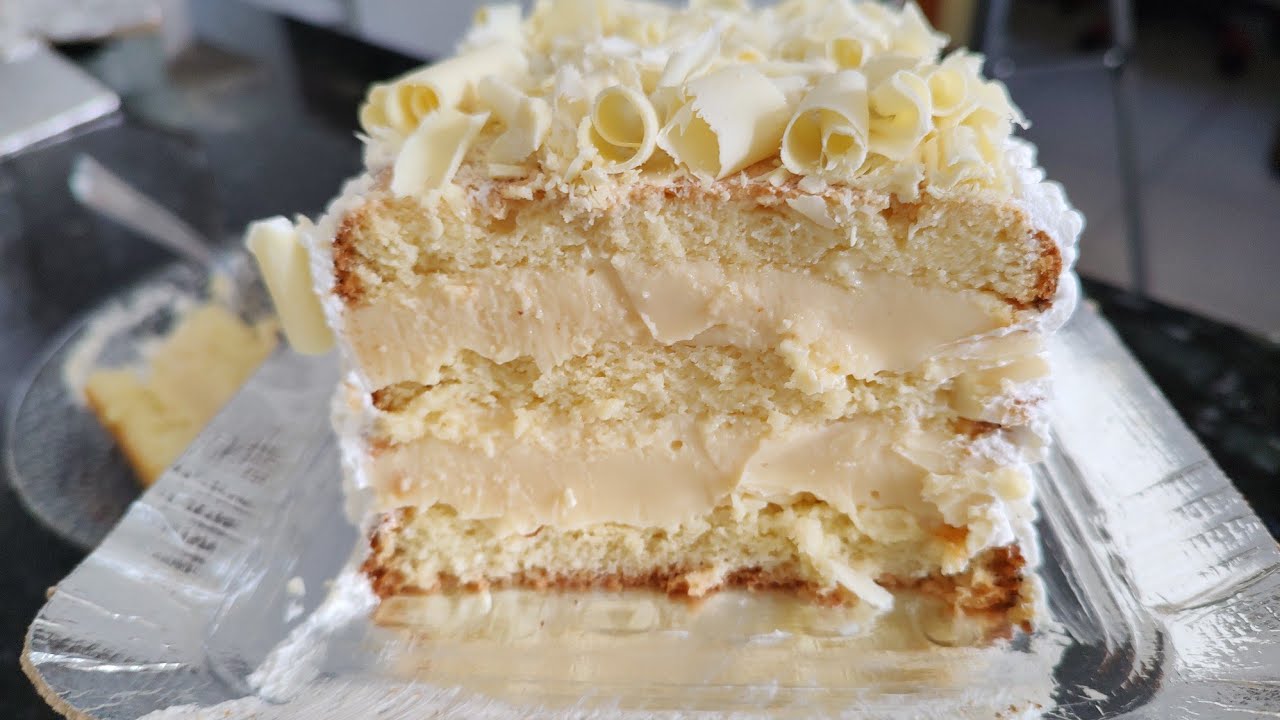 RECHEIO DE CHOCOLATE BRANCO! SUPER FÁCIL E DELICIOSO!!! #chocolate #chocolatebranco