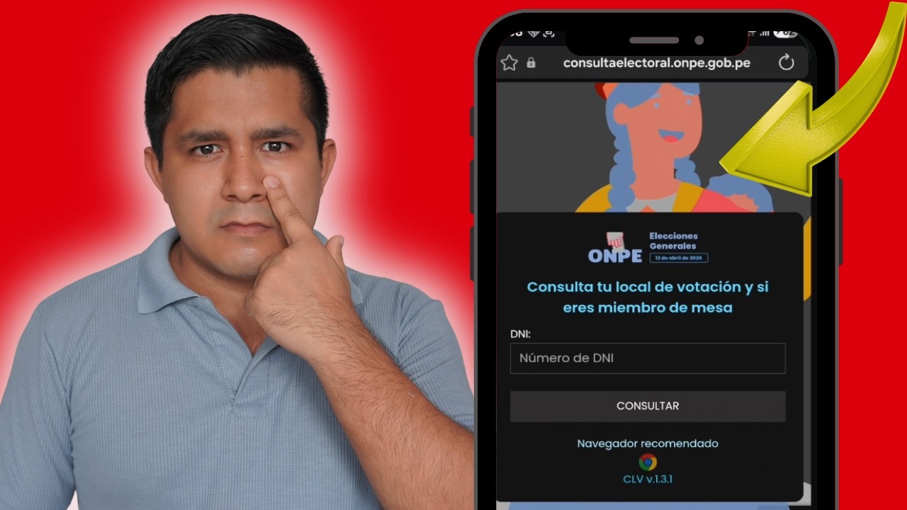 Cómo ver mi local de votación en las Elecciones 2026 Perú
