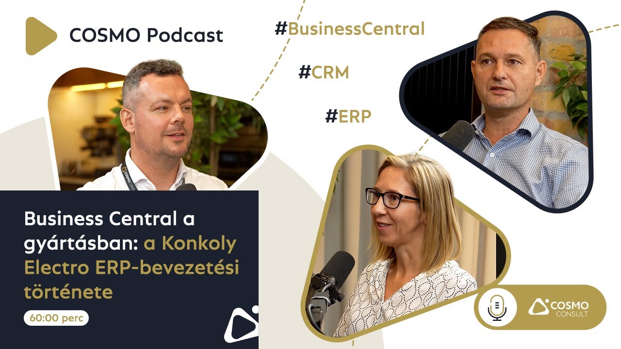 Business Central a gyártásban: a Konkoly Electro ERP-bevezetési története