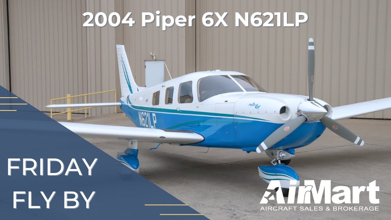 AirMart Friday Fly By - Piper 6X N621LP