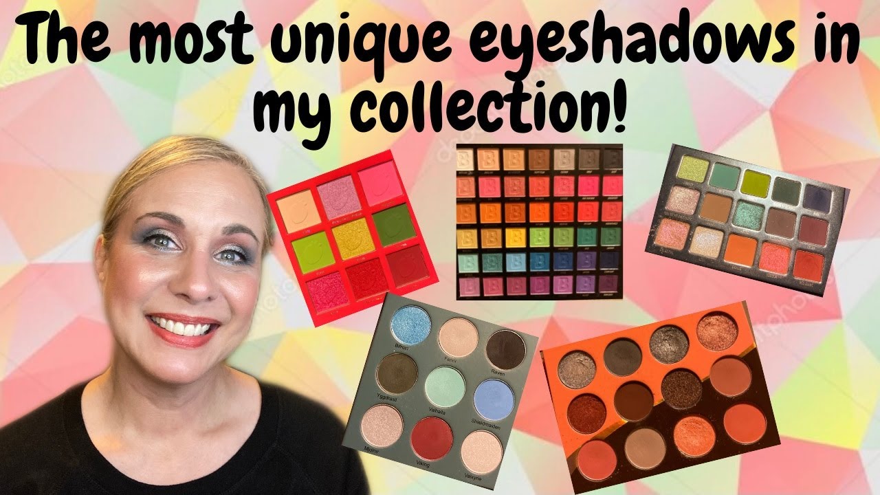 THE MOST UNIQUE EYESHADOWS IN MY COLLECTION! Unique color stories and fun, interesting shades!