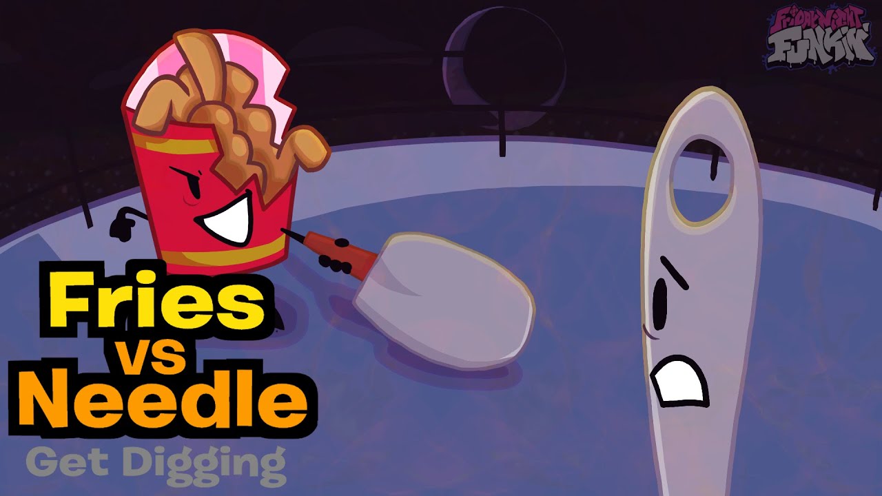 Get Digging (Fries vs Needle) | FNF Mod Showcase