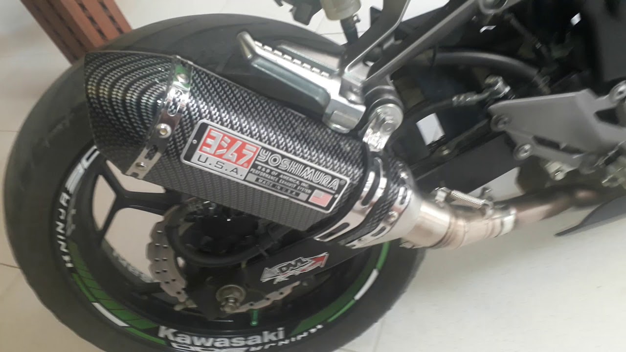 NINJA 300 COM ESCAPAMENTO ESPORTIVO YOSHIMURA