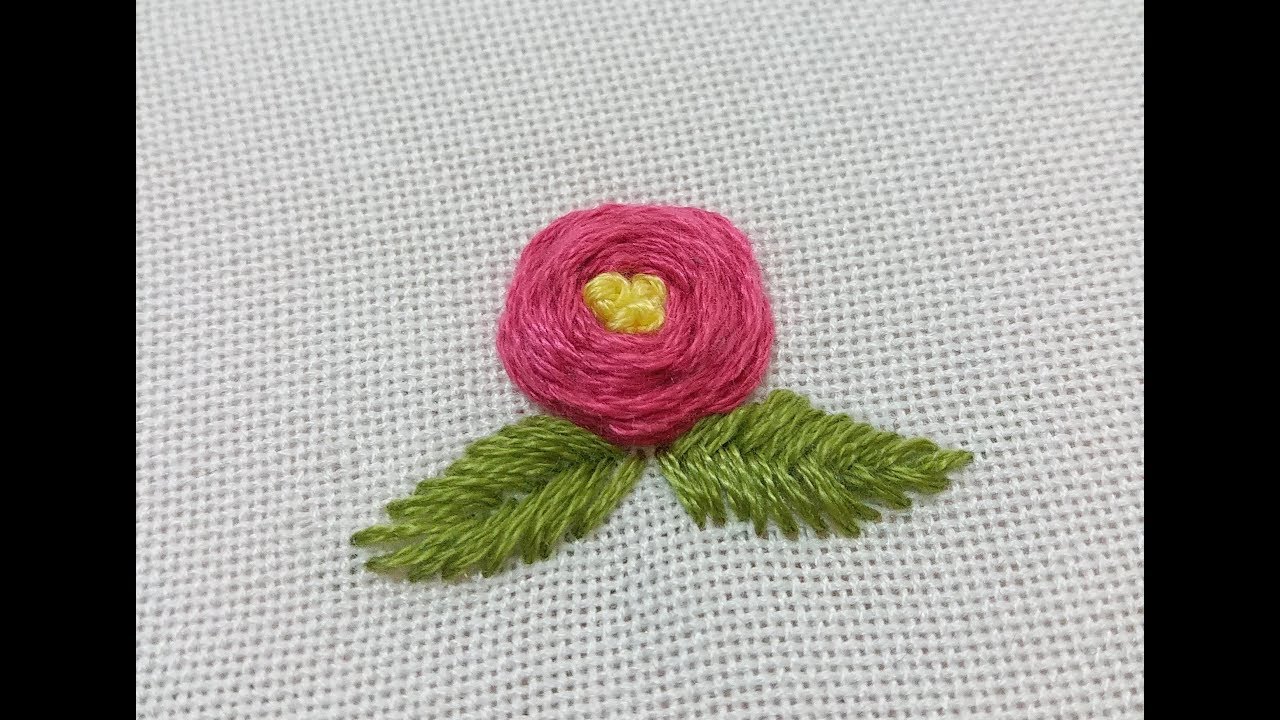 Balıksırtı Tekniği Yaprak İşleme (Hand Embroidery)