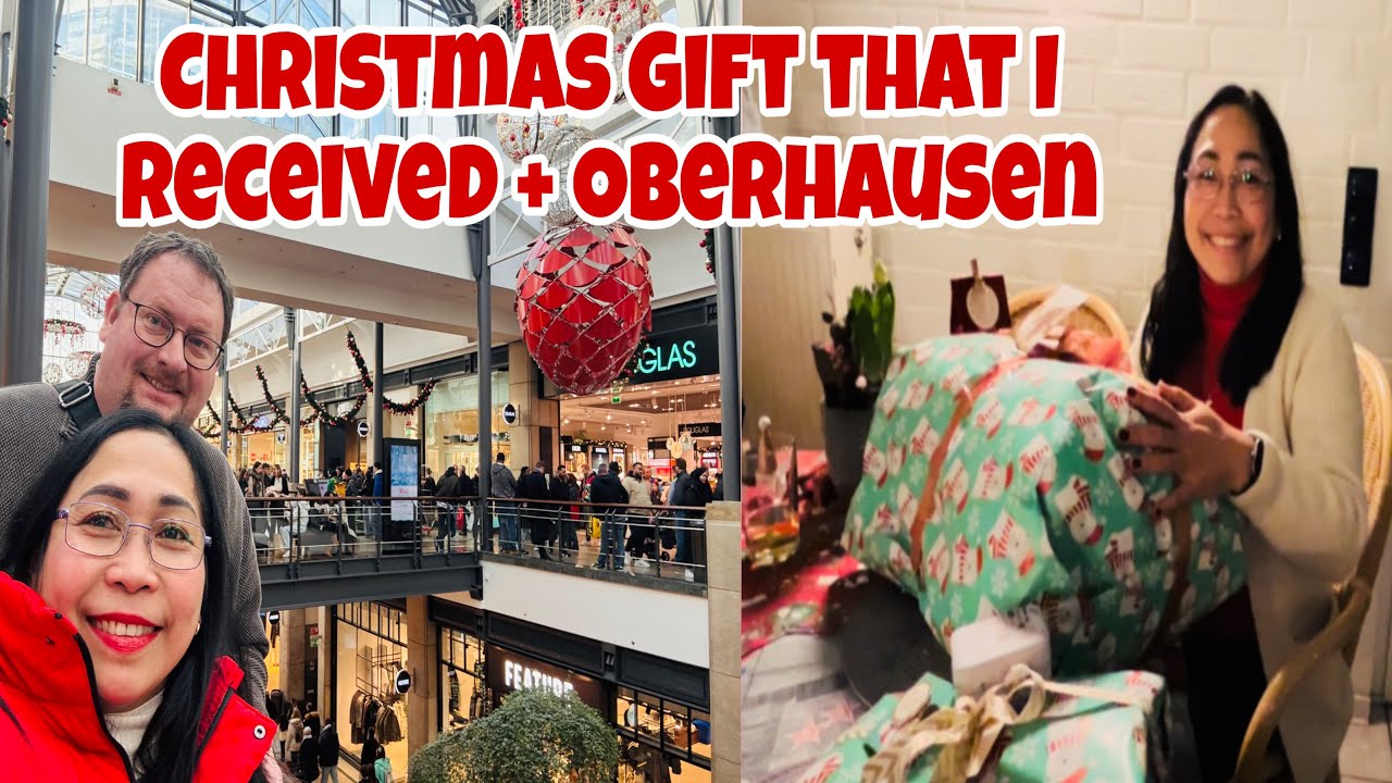 Christmas Gifts that I received on 2025 +Oberhausen + New Year Fire Works #christmas  