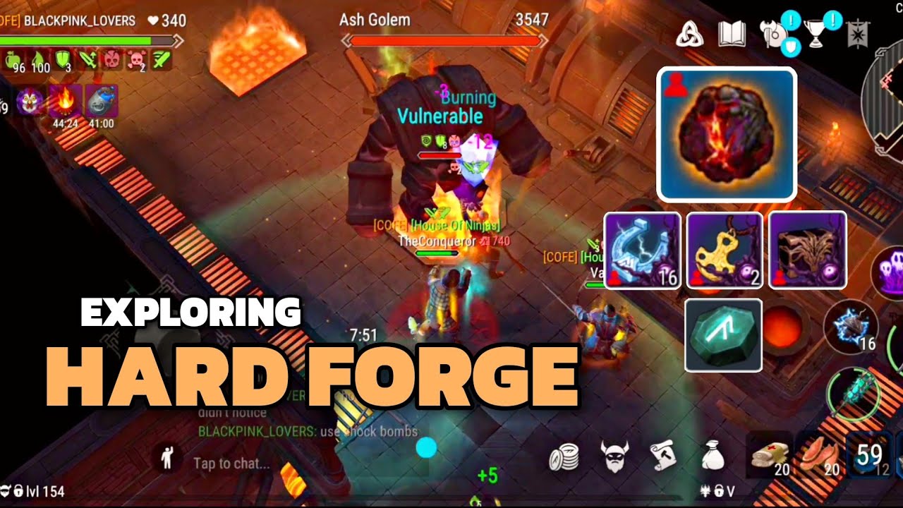Doing Hard Forge In Frostborn