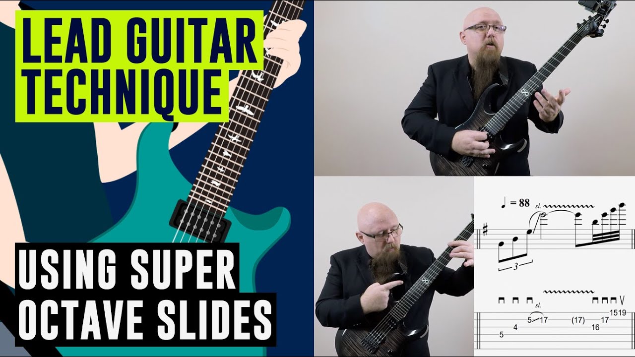 [Lead Guitar Technique] Using Super Octave Slides