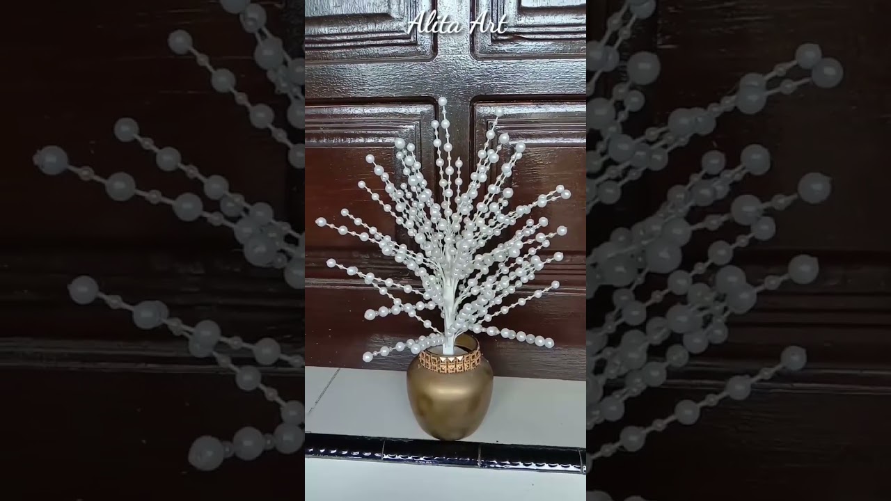 DIY Pearl Flowers #makingflowers #diy #diyflower