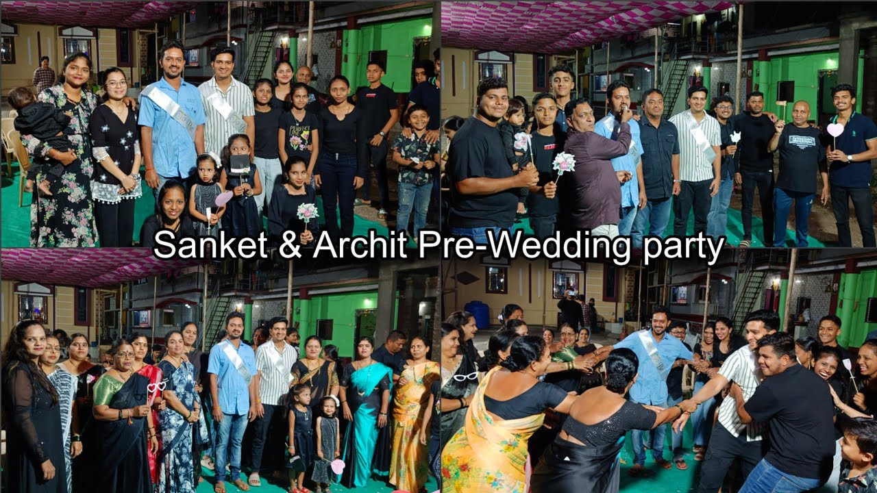 Pre Wedding Party Archit & Sanket Koli Mora Koliwada #bollywood #hindisongs #cake #food #celebration