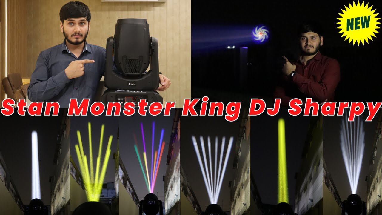 8 Laser Prism वाली DJ Sharpy | STAN Axxis Monster King 350 ऐसी टेक्नोलॉजी और कहीं नहीं🔥 DJ Guruji