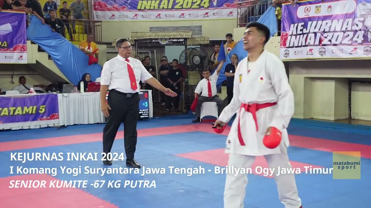 KEJURNAS INKAI 2024 | I Komang Yogi Suryantara - Brillyan Ogy | SENIOR KUMITE -67 KG PUTRA