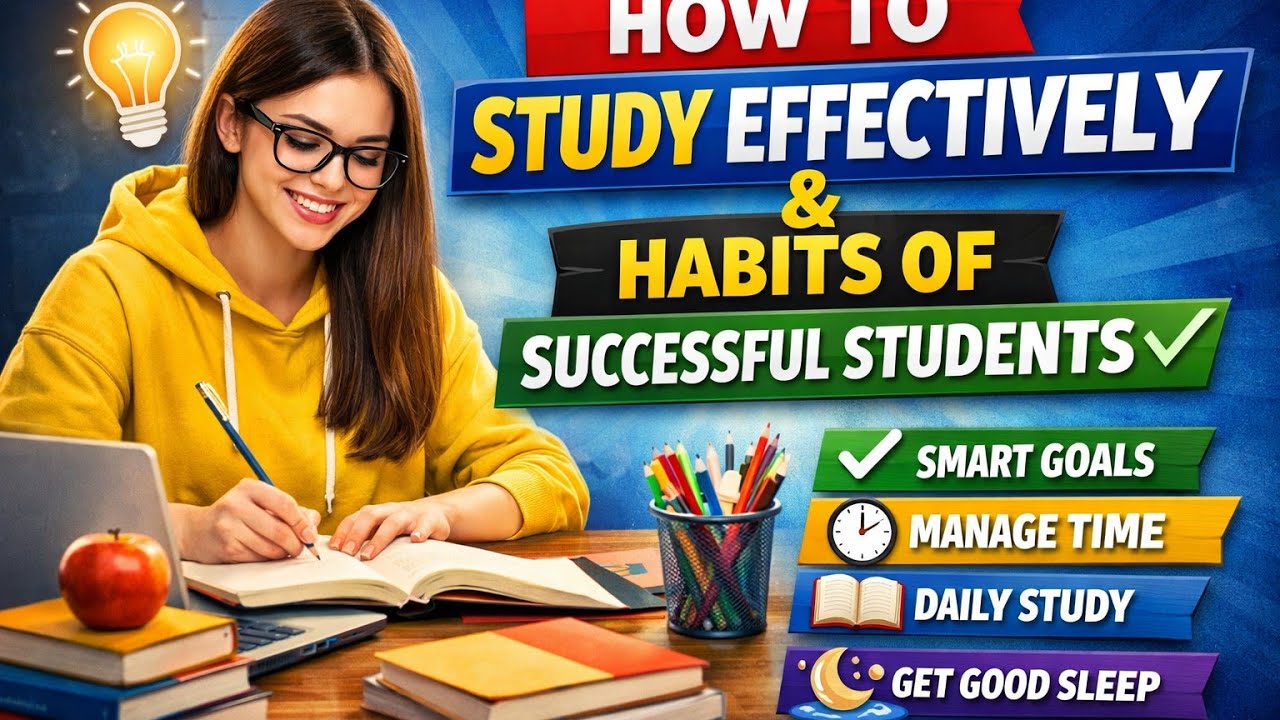 How to study | How to study for exams | Habits of successful students 
