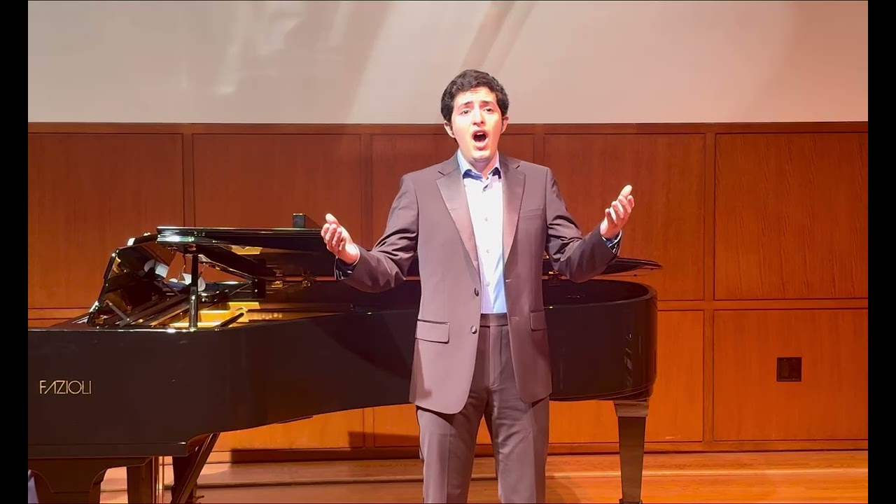 O del mio dolce ardor by Christoph Gluck - Rafael Pelaez, Baritone. 