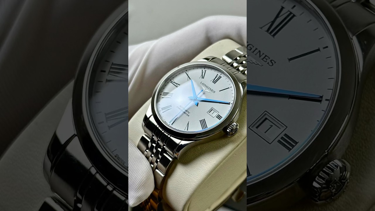 [Đẹp, Tinh Tế] Đồng hồ Longines Record L2.820.4.11.6. Landtimes Authentic Dĩ An