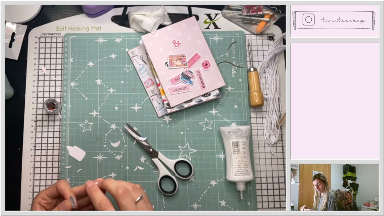 Scrapbooking: Taller de copta.✨