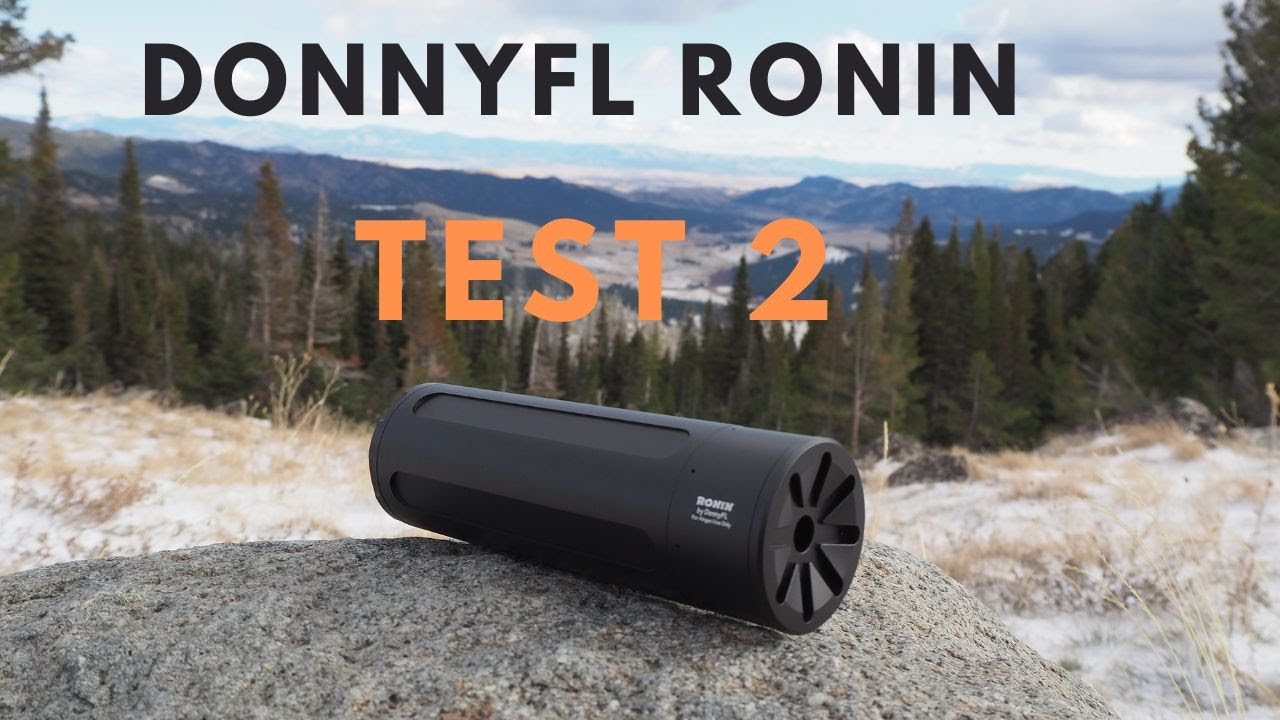 DonnyFL Ronin Moderator test 2, muzzle dB